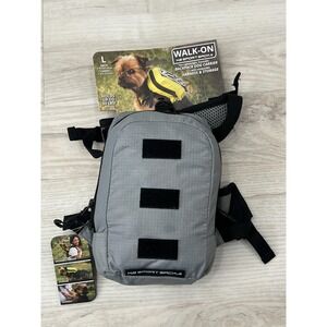 K9 Sport Sack Walk-On Packable Backpack Carrier Harness L Dogs 30 Lbs Max Gray